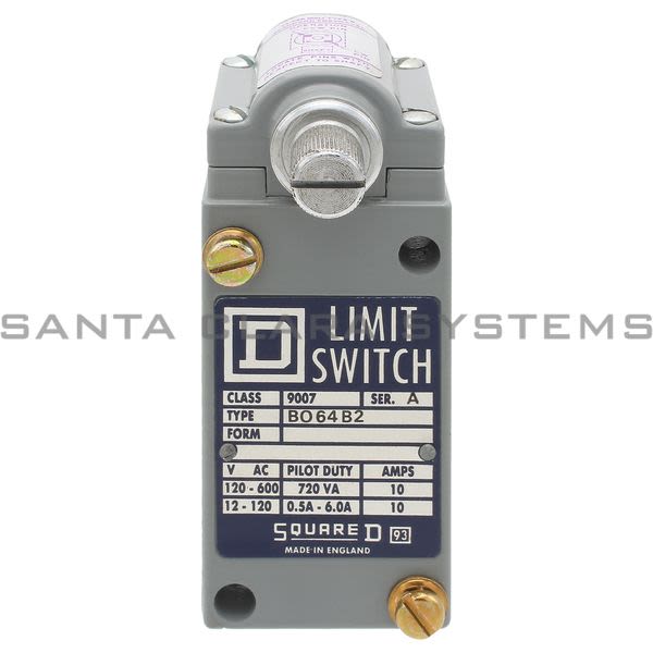 Square D 9007-BO64B2 Limit Switch 89861 Product Image