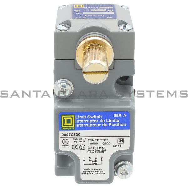 Square D 9007-C52C Limit Switch Product Image