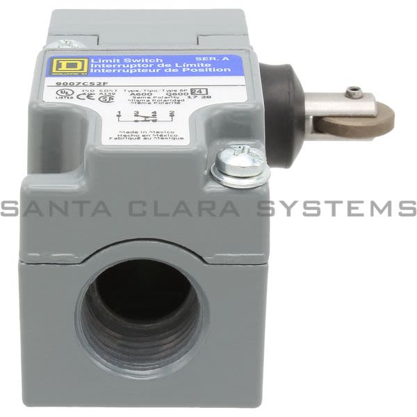 Square D 9007-C52F Limit Switch 600V 10amp Product Image