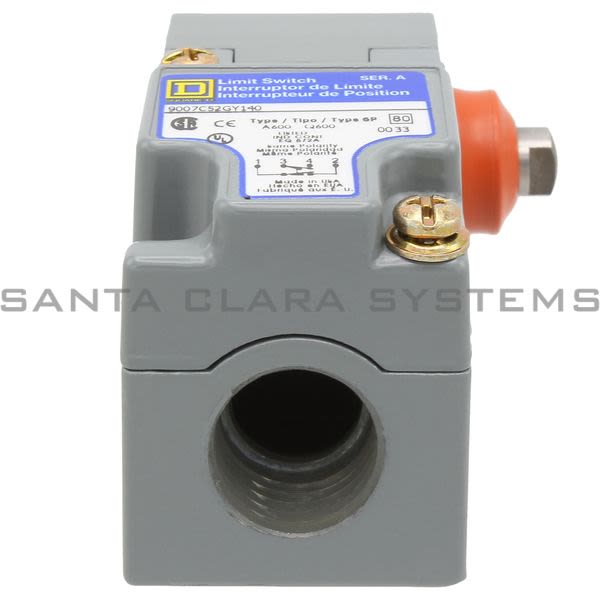 Square D 9007-C52GY140 Limit Switch Product Image