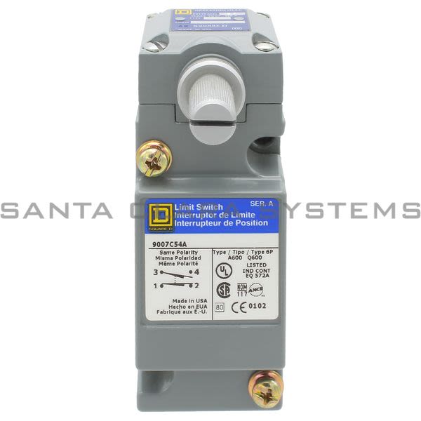 Square D 9007-C54A Limit Switch Product Image