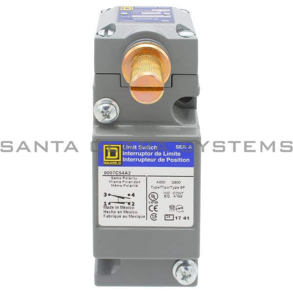 Square D 9007-C54A2 Limit Switch Product Image