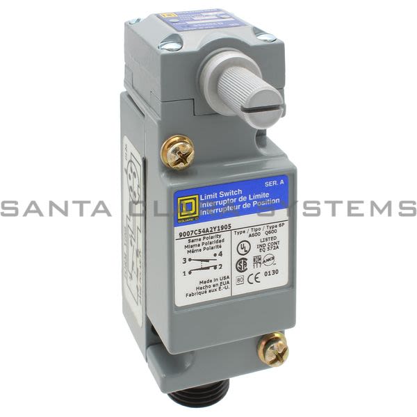 Square D 9007-C54A2Y1905 Limit Switch Product Image