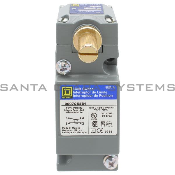 Square D 9007-C54B1 Limit Switch Product Image