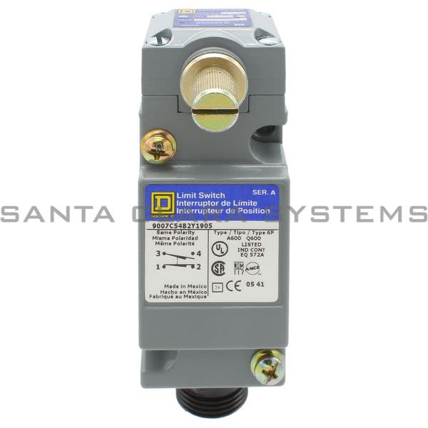 Square D 9007-C54B2Y1905 Limit Switch Product Image
