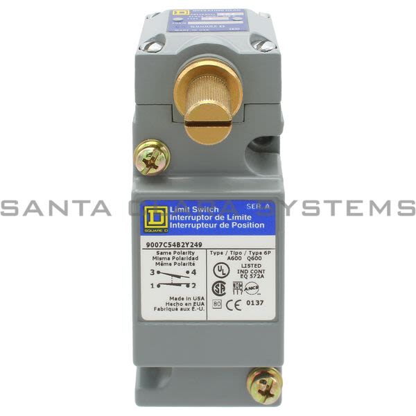 Square D 9007-C54B2Y249 Limit Switch Product Image