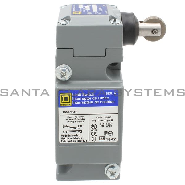 Square D 9007-C54F Limit Switch Product Image