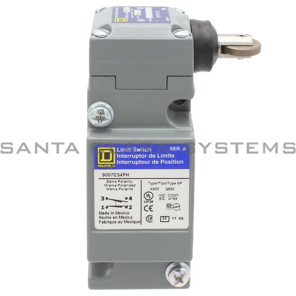 Square D 9007-C54FH Limit Switch Product Image