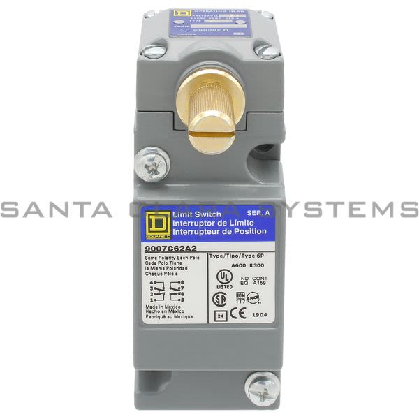 Square D 9007-C62A2 Limit Switch Product Image