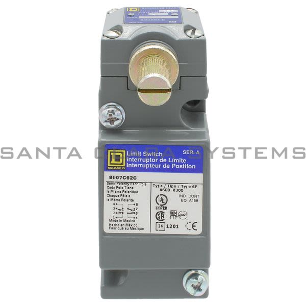 Square D 9007-C62C Limit Switch Product Image