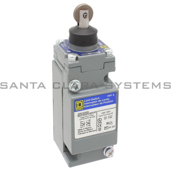 Square D 9007-C62D Limit Switch 600V 10amp 2No 2NC Product Image