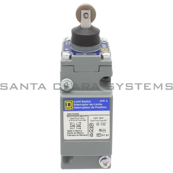 Square D 9007-C62D Limit Switch 600V 10amp 2No 2NC Product Image