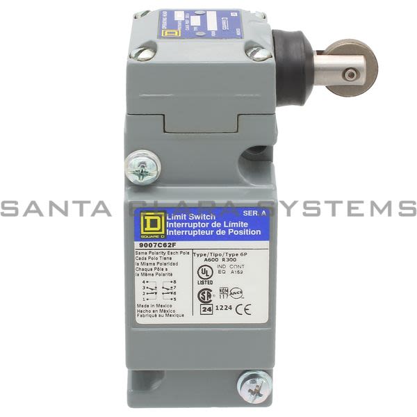 Square D 9007-C62F Limit Switch Product Image