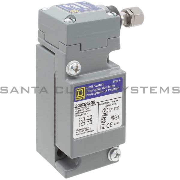Square D 9007-C62GD Limit Switch Product Image