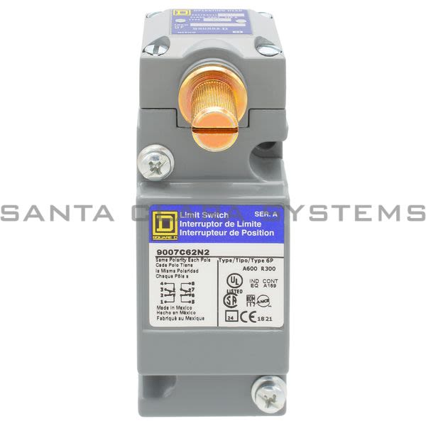 Square D 9007-C62N2 Limit Switch Product Image