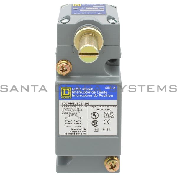 Square D 9007-C66B1S22Y203 Limit Switch Product Image