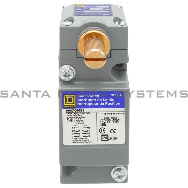 Square D 9007-C66B2 Limit Switch Product Image
