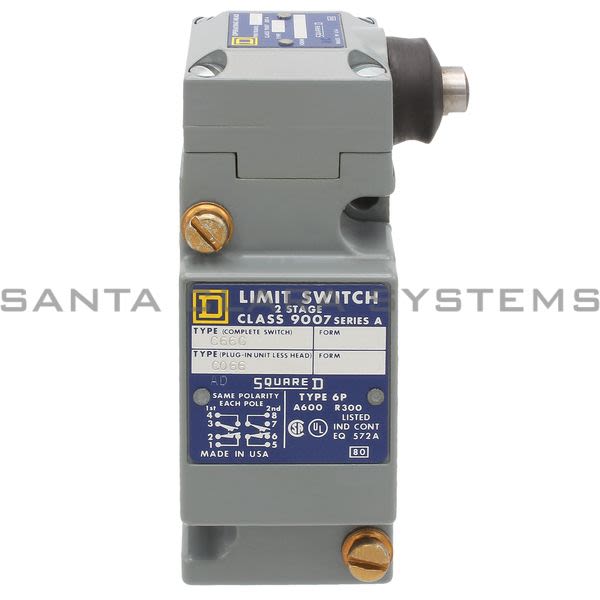 Square D 9007-C66G Limit Switch Product Image