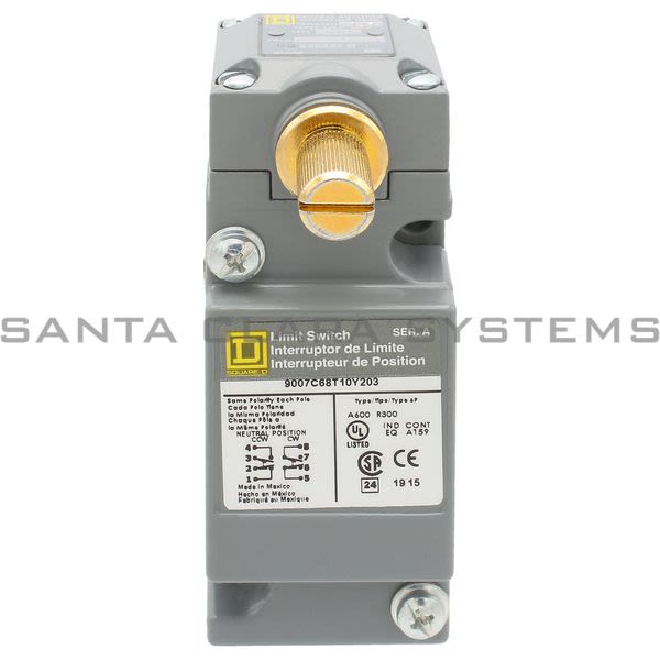 9007C68T10Y203 Square D Limit Switch Santa Clara Systems