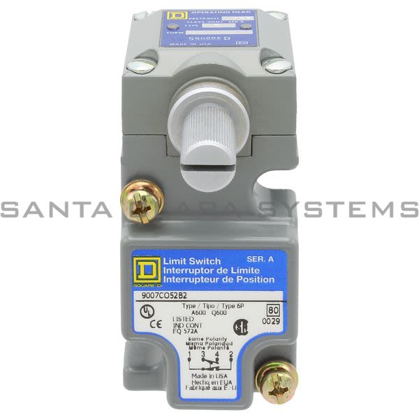 Square D 9007-CO52B2 Limit Switch Product Image
