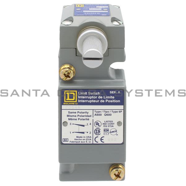 Square D 9007-CO54A Limit Switch Plug-In Unit Product Image