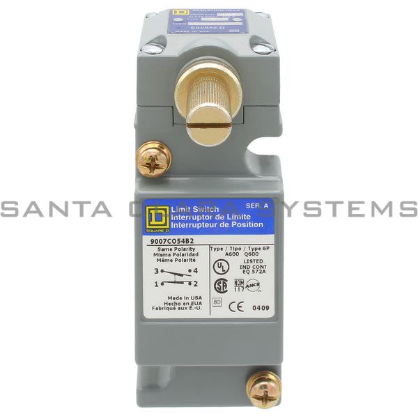 Square D 9007-CO54B2 Limit Switch Product Image