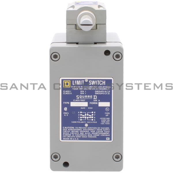 Square D 9007-CR61C Limit Switch Product Image