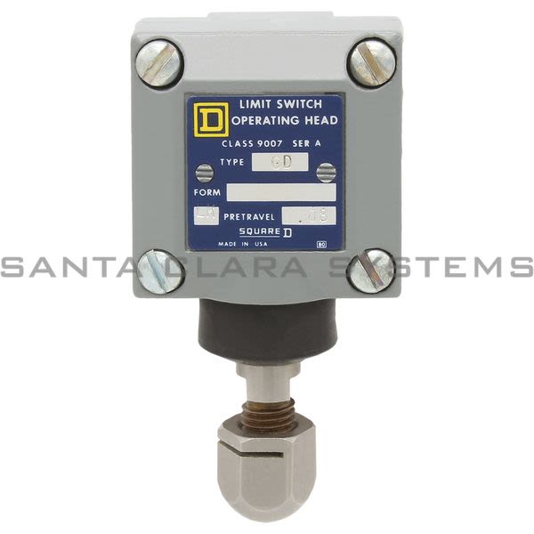 Square D 9007-GD Limit Switch Head Only Product Image