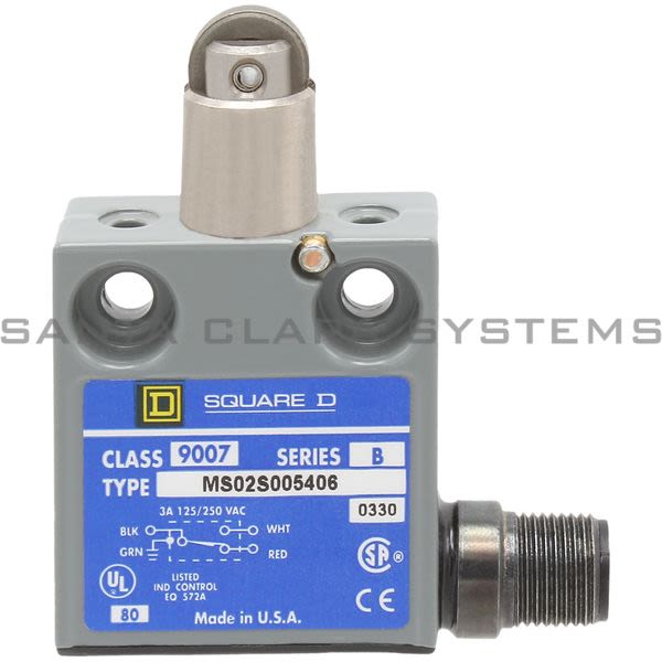 Square D 9007-MS02S005406 Limit Switch Product Image