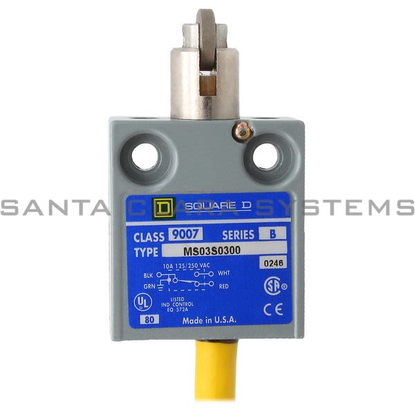 Square D 9007-MS03S0300 Limit Switch Product Image
