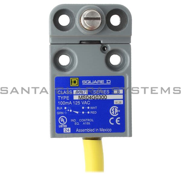 Square D 9007-MS04G0300 Limit Switch Product Image