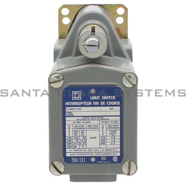 Square D 9007-TUBD4 Limit Switch Product Image