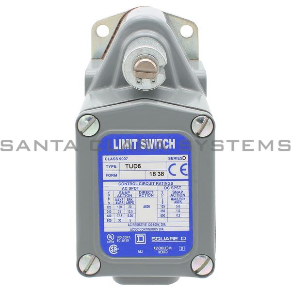 Square D 9007-TUD5 Limit Switch 75230 Product Image