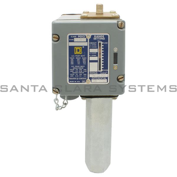 Square D 9012-ACW-6 Pressure Switch Product Image