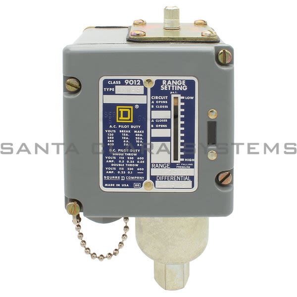 Square D 9012-ACW5 Pressure Switch Product Image