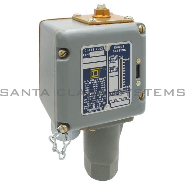 Square D 9012-ADW3 Pressure Switch Product Image