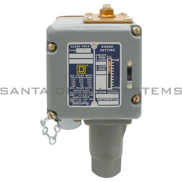 Square D 9012-ADW3 Pressure Switch Product Image