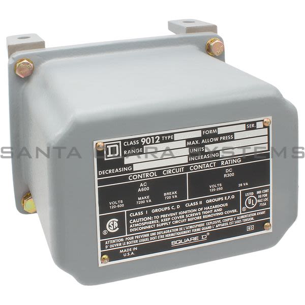 Square D 9012-GAR24 Pressure Control Product Image