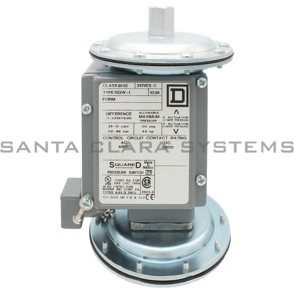 Square D 9012-GGW-1 Pressure Switch Product Image