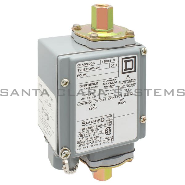 Square D 9012-GGW24 Pressure Switch Product Image