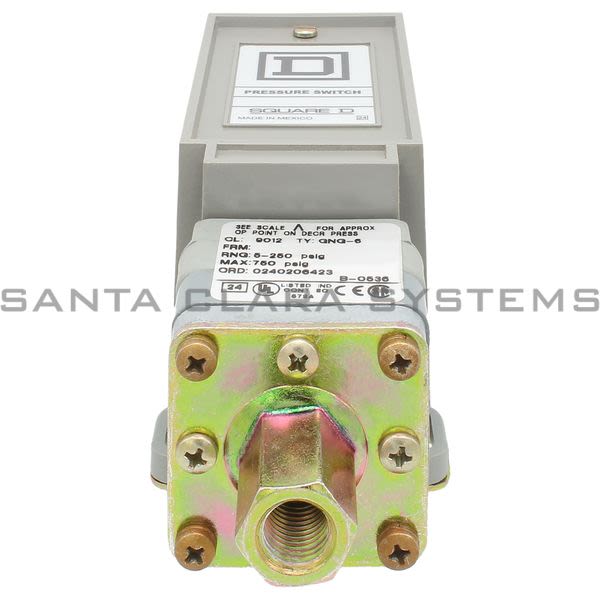 Square D 9012-GNG6 Pressure Switch Product Image