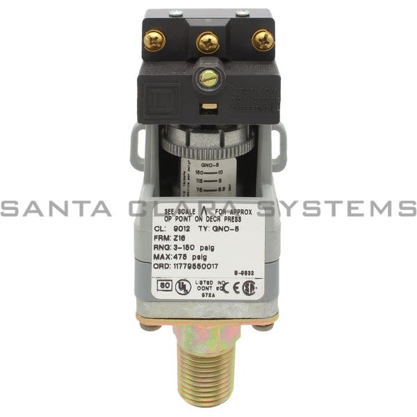 Square D 9012-GNO5 Pressure Switch Product Image