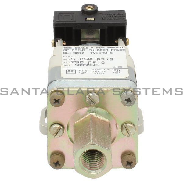 Square D 9012-GNO6 Pressure Switch Product Image