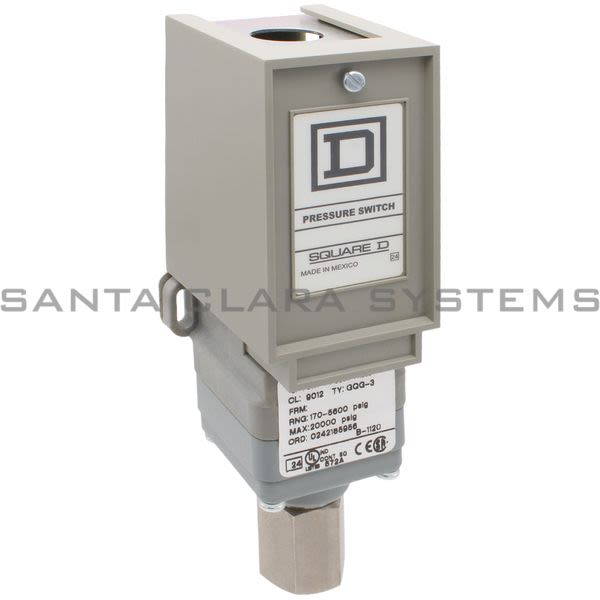 Square D 9012-GQG3 Pressure Switch Product Image