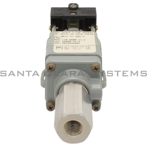 Square D 9012-GQO3 Pressure Switch Product Image