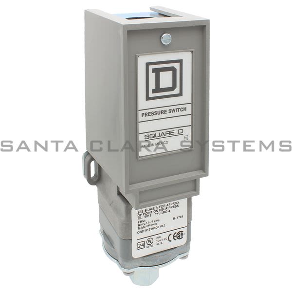 Square D 9012-GRG4 Pressure Switch Product Image