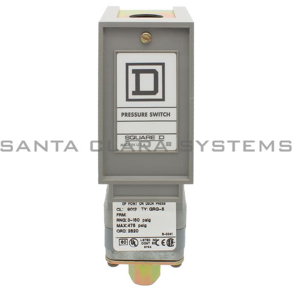 Square D 9012-GRG5 Pressure Switch Product Image