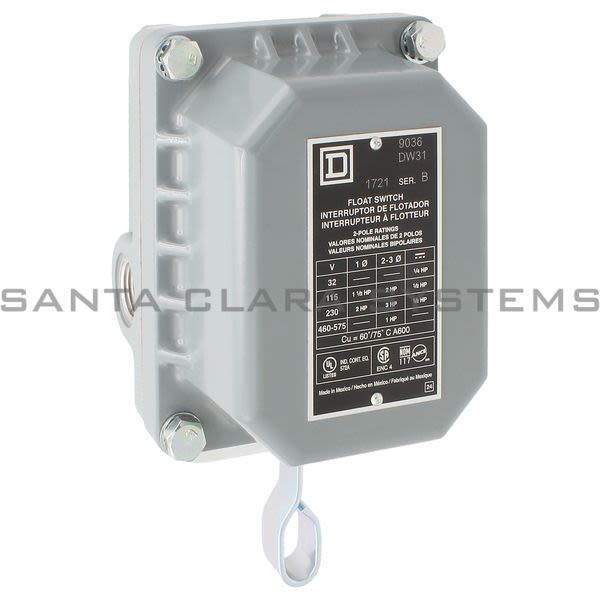 9036DW31 Square D Float Switch Santa Clara Systems