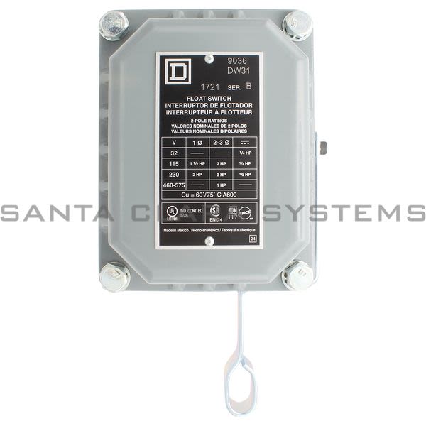 Square D 9036-DW31 Float Switch Product Image