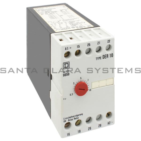 Square D 9050-DER10 Time Delay Relay Product Image